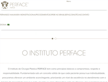 Tablet Screenshot of institutoperface.com